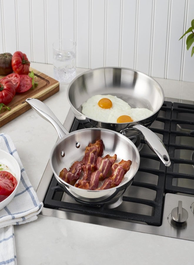 Henckels Aragon 2-pc Stainless Steel Fry Pan Set - Image 2